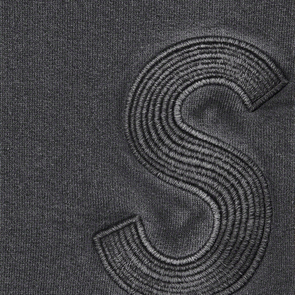 Overdyed S Logo Hooded Sweatshirt view 4